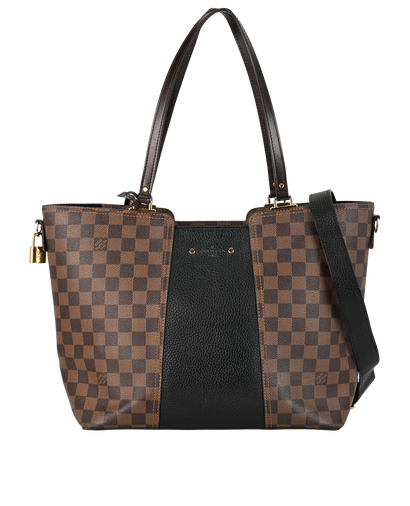 Jersey Tote, &pound;795, Handbags, Brown, Canvas, Front view